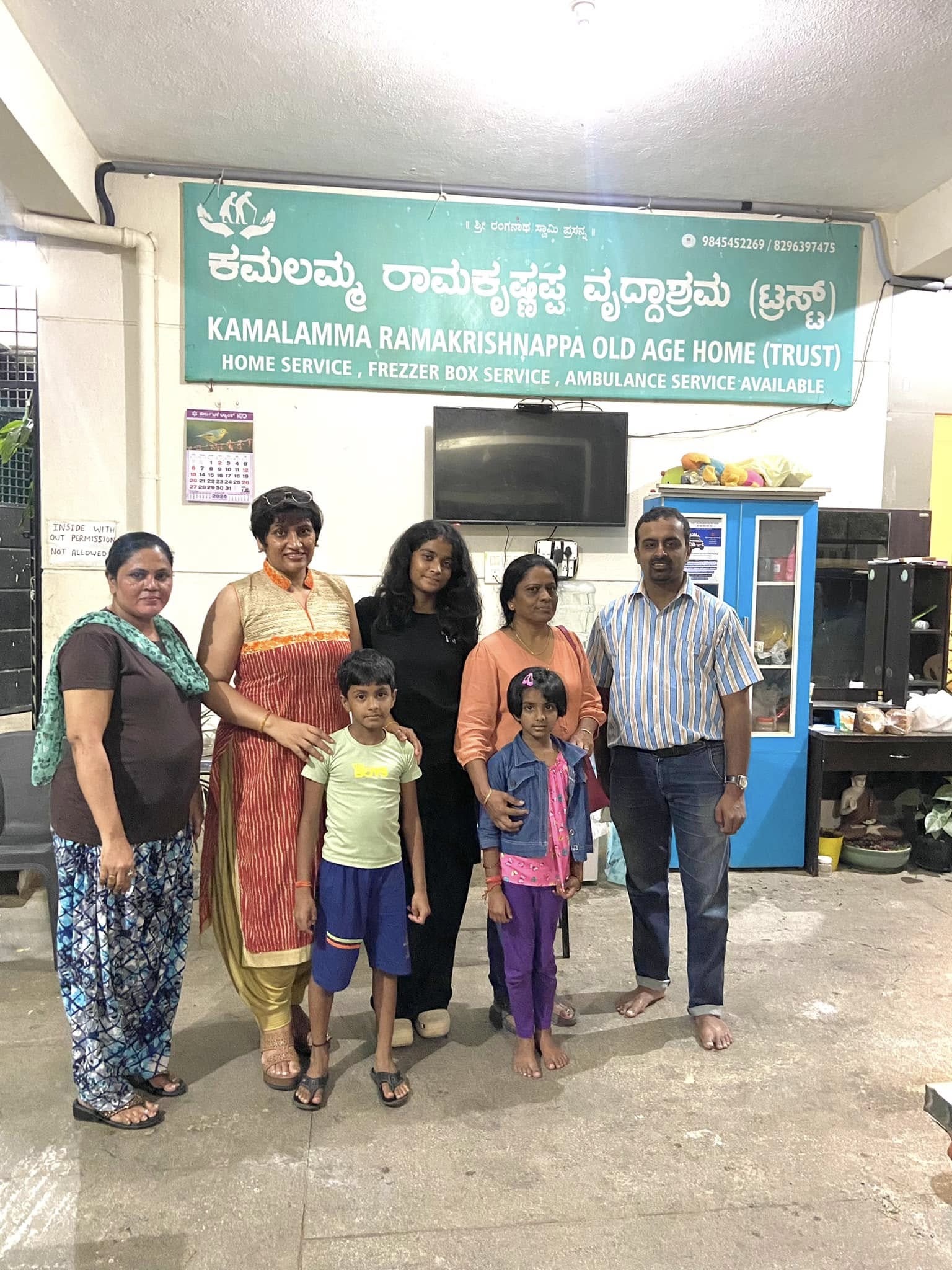 Old age home visit