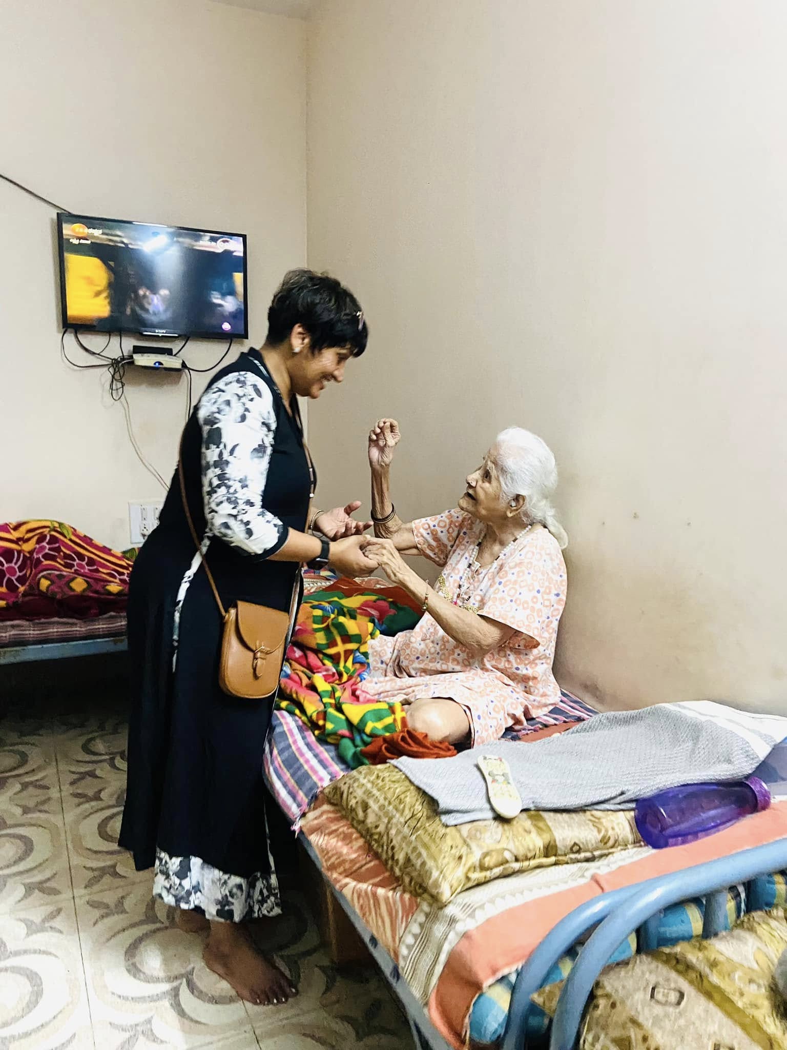 Old age home visit