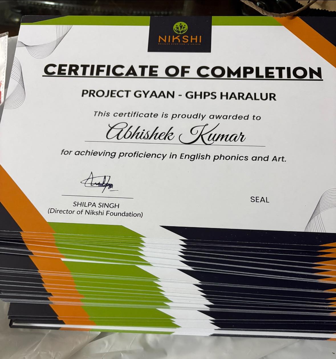 Project Gyaan year-end